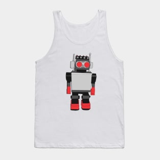 Vintage Robot Painting Tank Top